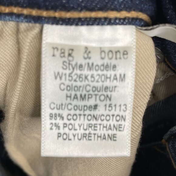 Rag & Bone Capri Distressed Jeans in Hampton, 25 - Picture 10 of 11